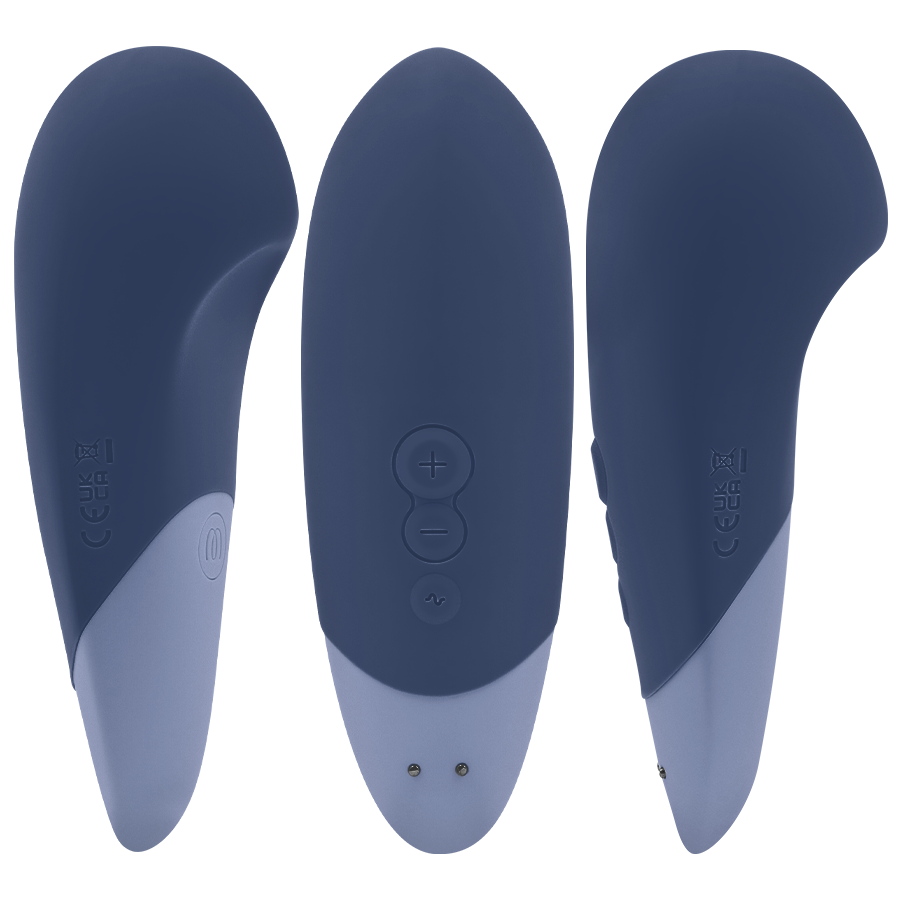 WOMANIZER - VIBE LAY-ON SILENT VIBRATOR DARK BLUE - Bild 2