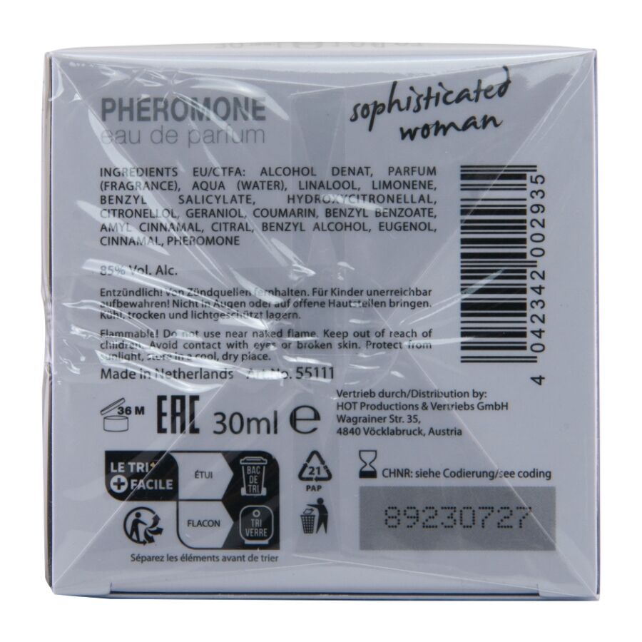 HOT - PHEROMONE PERFUME LONDON SOPHISTICATED WOMAN 30 ML - Bild 5