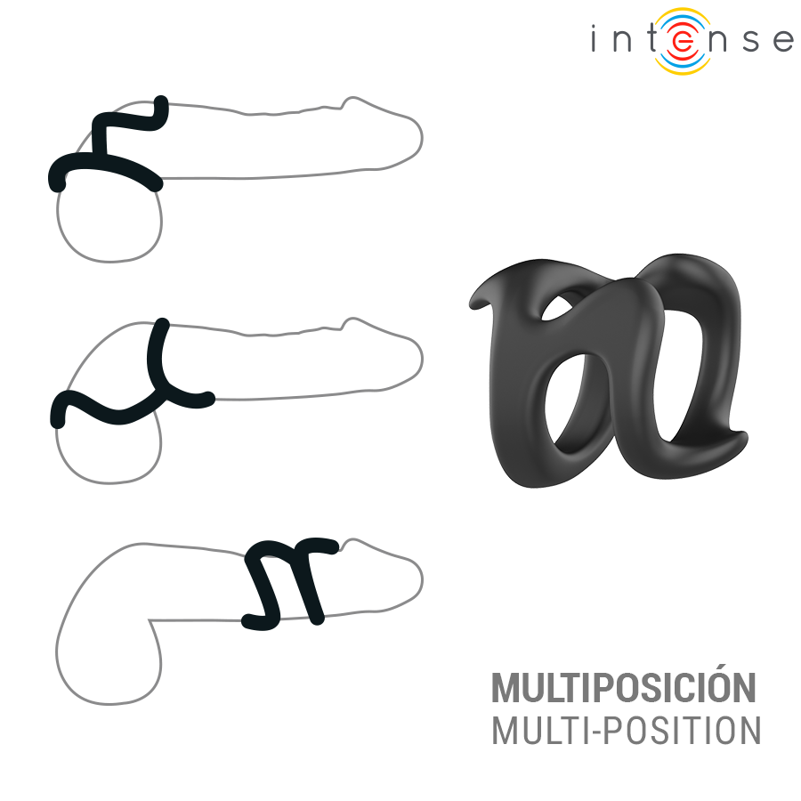 INTENSE - NIKOLAJ ADJUSTABLE PENIS RING MODEL 8 - Bild 3