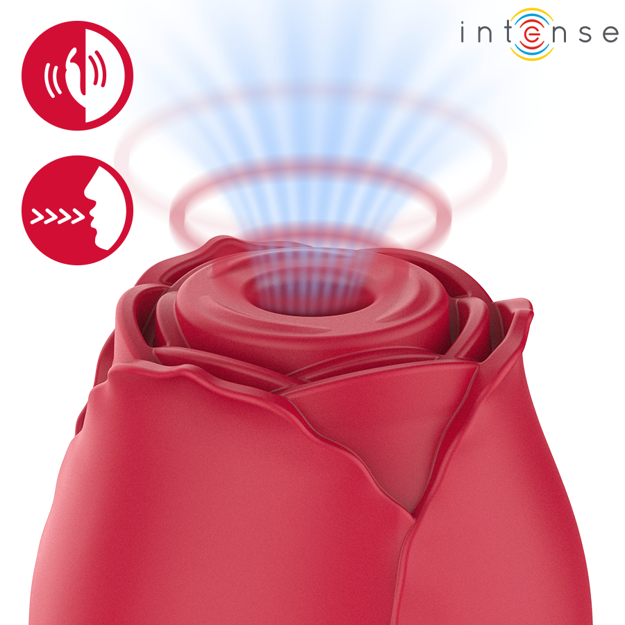 INTENSE - CAMELLIA CLITORAL SUCTION ROSE BY WAVES BORDEAUX - Bild 2