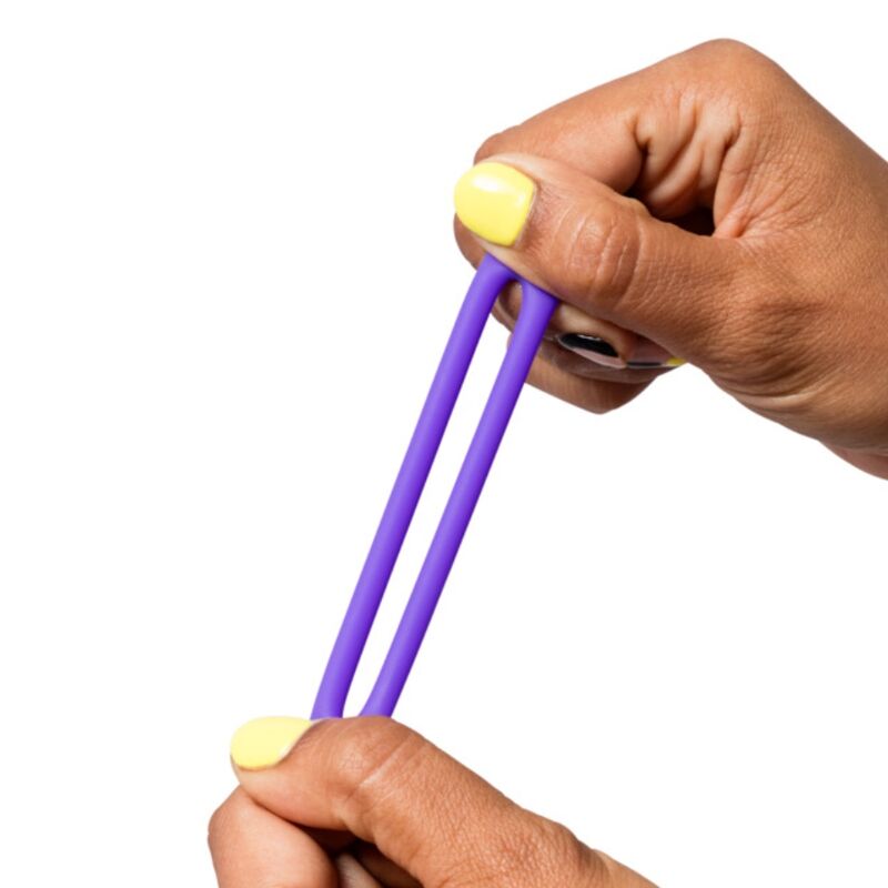 ROMP - REMIX TRIO SET OF 3 PURPLE SILICONE PENIS RINGS - Bild 2