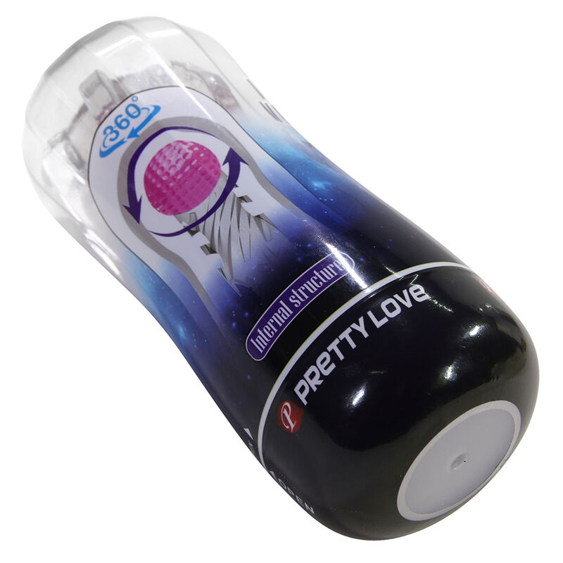 PRETTY LOVE - 360 TEXTURED MASTURBATION CUP CLEAR - Bild 3