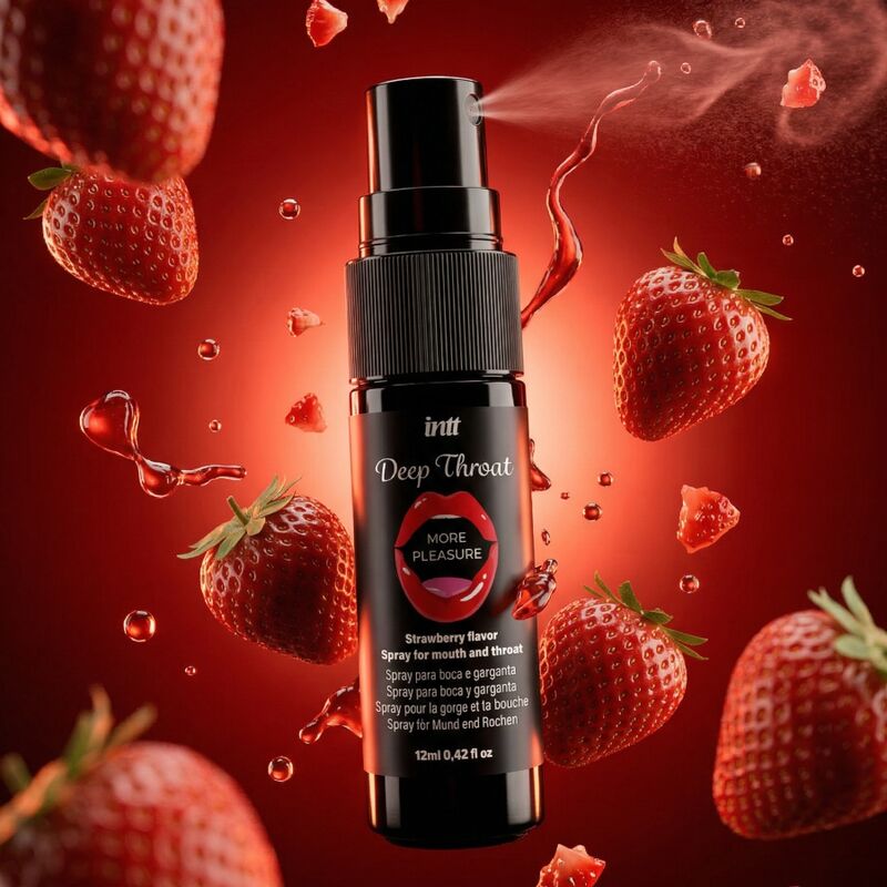INTT - DEEP THROAT MORE PLEASURE ORAL SPRAY STRAWBERRY FLAVOR - Bild 2