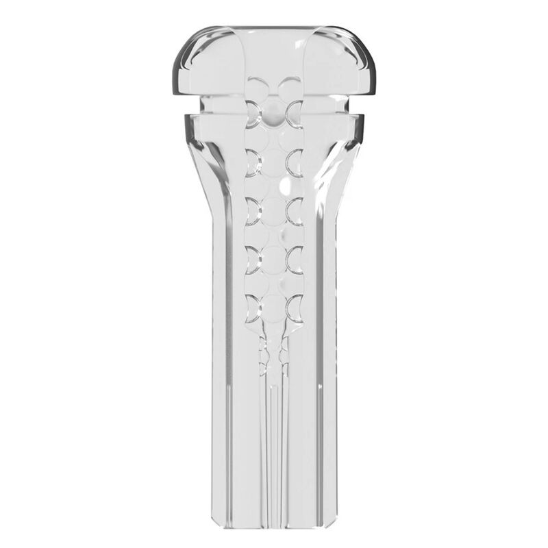 PDX ELITE - VIEWTUBE PLUS SEE-THRU EZ-GRIP TRANSPARENT STROKER 21 CM - Bild 2
