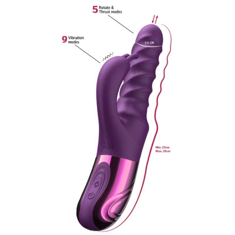 SHE.E.O - PURPLE RABBIT SWIRL VIBRATOR - Bild 3