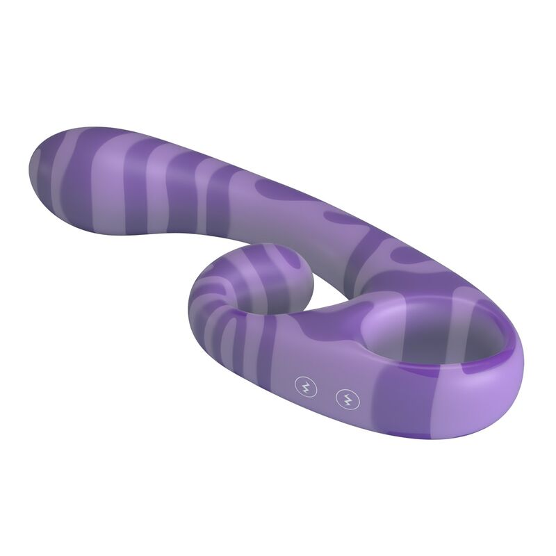 PRETTY LOVE - SUMMER DOUBLE-ENDED VIBRATOR WITH HANDLE 19 CM Ø 3.5 CM PURPLE - Bild 4