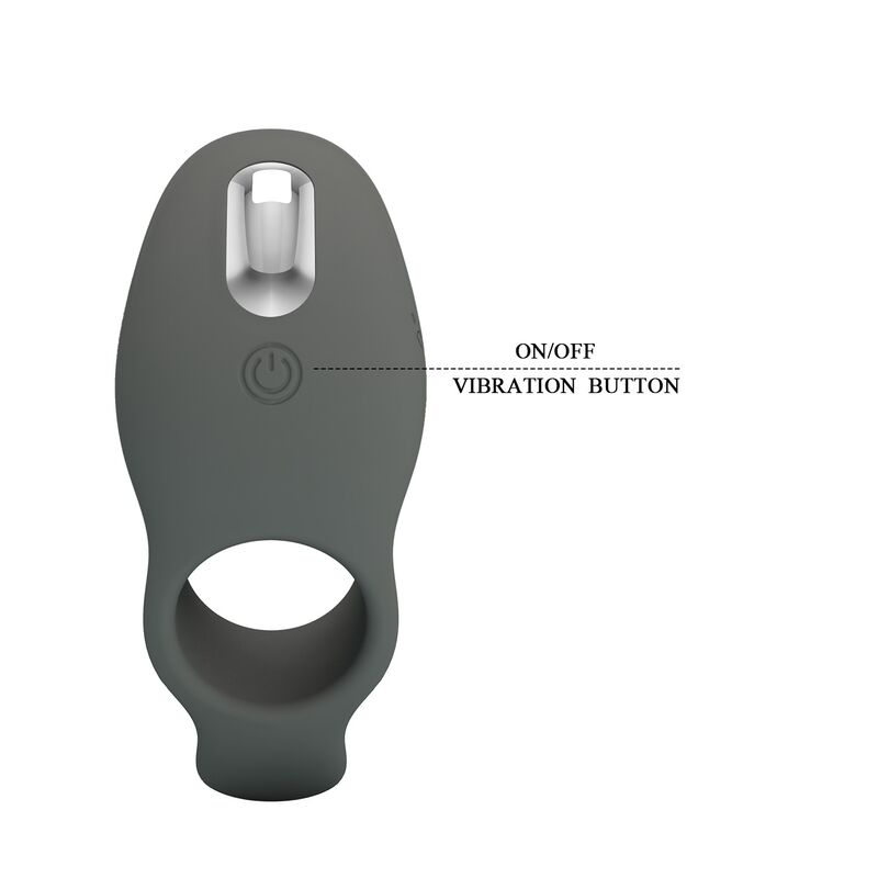PRETTY LOVE - RECHARGEABLE VIBRATING RING WITH DUAL STIMULATION - Bild 3