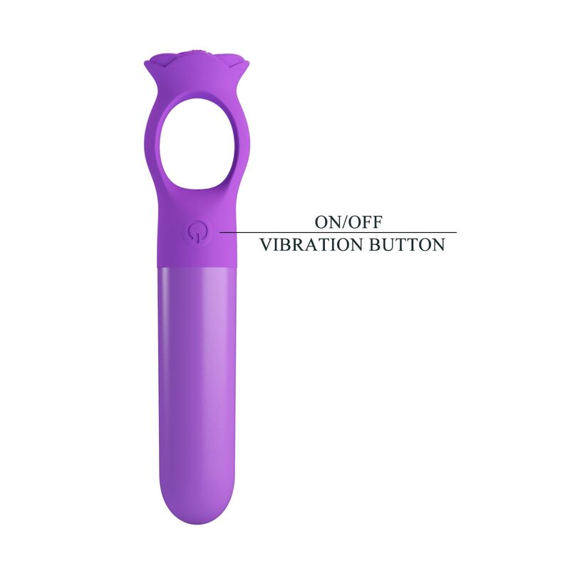 PRETTY LOVE - GIANA RECHARGEABLE MINI VIBRATOR MASSAGER PURPLE - Bild 3