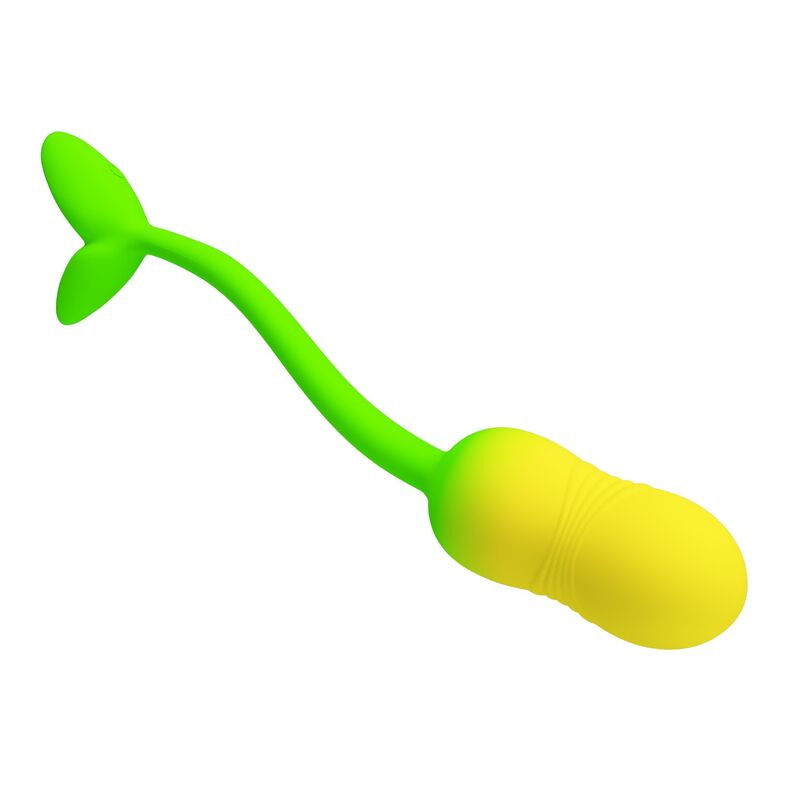 PRETTY LOVE - PULSEN APP CONTROL VIBRATING EGG 12 FUNCTIONS USB RECHARGEABLE GREEN-YELLOW - Bild 4