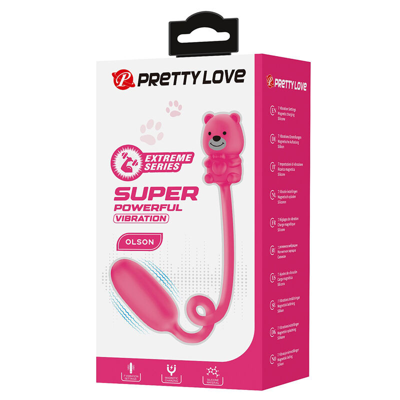PRETTY LOVE - OLSON RECHARGEABLE BULLET VIBRATOR WITH WIRED CONTROLLER PINK - Bild 2
