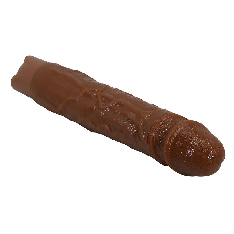 PRETTY LOVE - KESSLER REALISTIC VIBRATING DILDO WITH 10 VIBRATION MODES AND 10 THROWS, 22 CM, BROWN - Bild 5