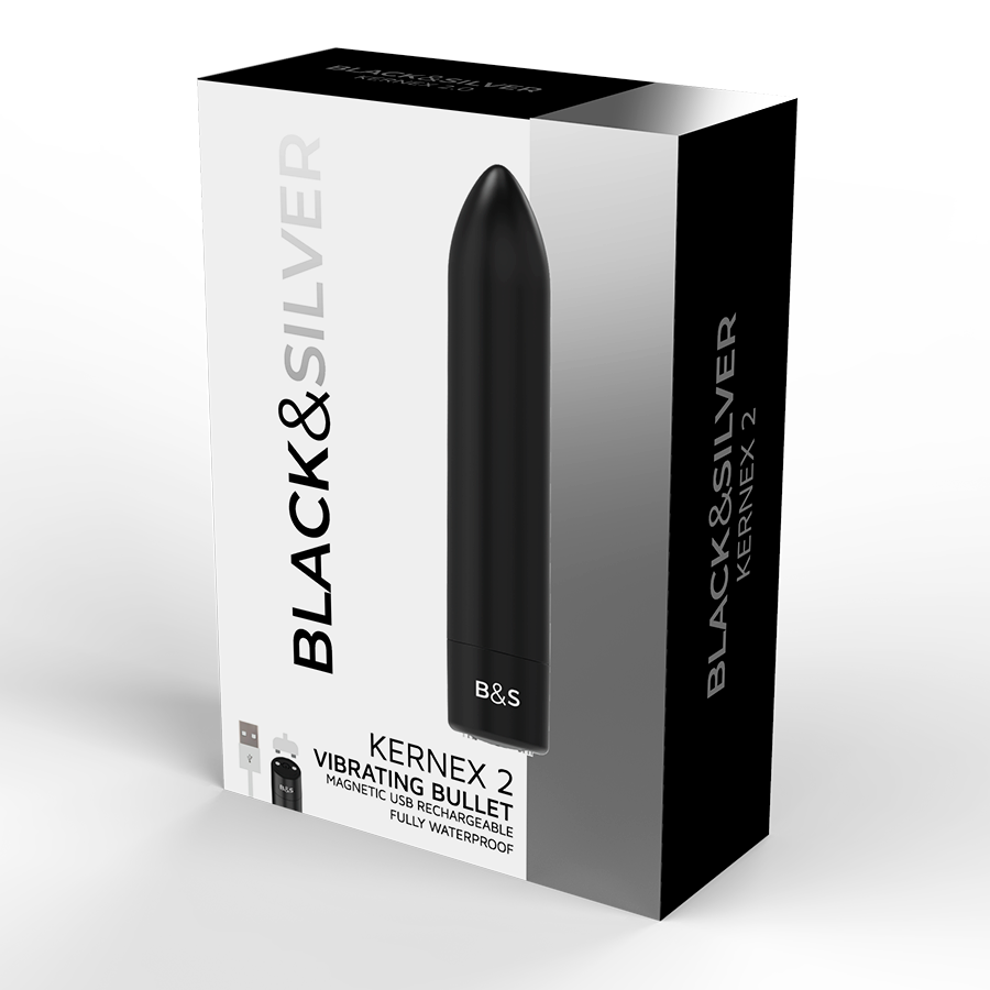 BLACKSILVER - KERNEX 2 BLACK VIBRATING MAGNETIC BULLET - Bild 5