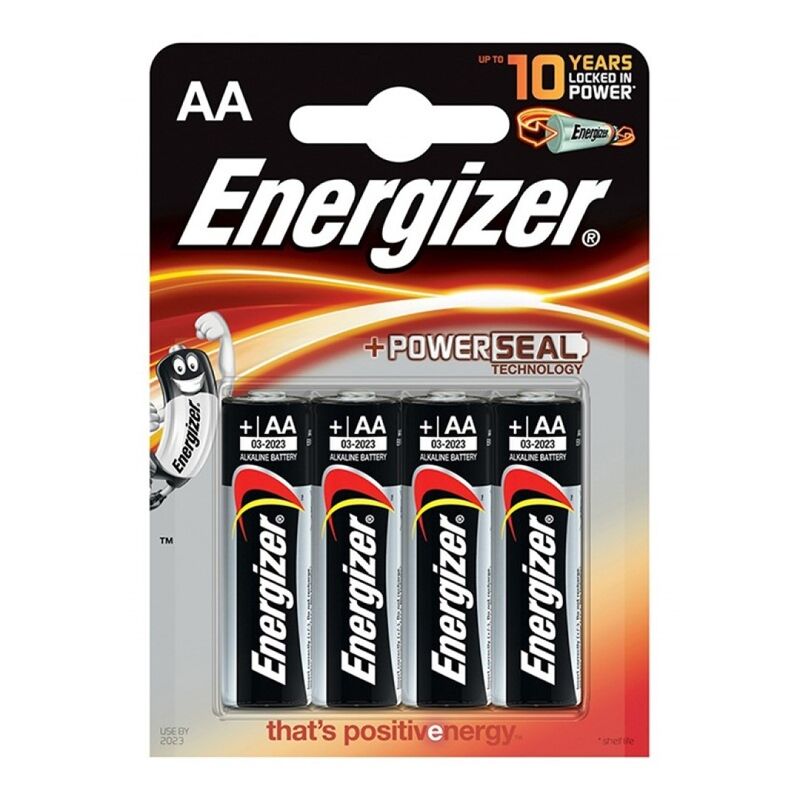 ENERGIZER – ALKALINE POWER BATTERY AA LR6 *4